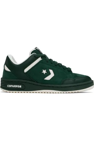 Converse Green Weapon Leather Low Top Sneakers