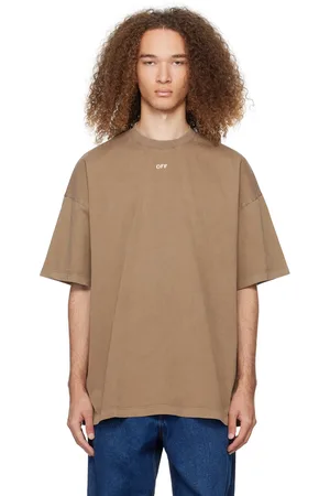 OFF-WHITE Tan S.Matthew Skate T-Shirt