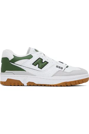 New Balance & Green 550 Sneakers
