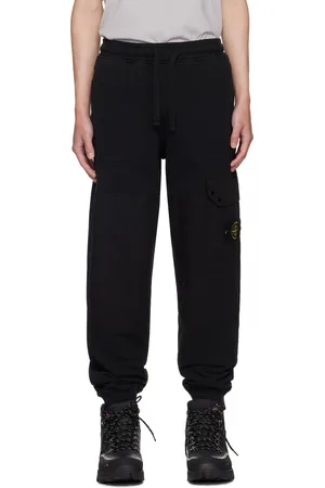 Stone Island Black Double Knee Sweatpants