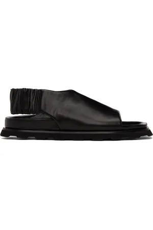 Proenza Schouler Black Slingback Fuss Sandals