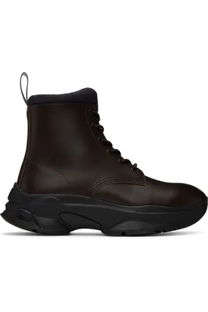 UNDERCOVER Brown Lace-Up Boots