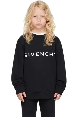 Givenchy Kids Black Printed Logo Sweatshirt