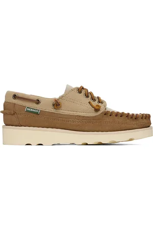 SEBAGO Brown & Beige Cayuga Loafers