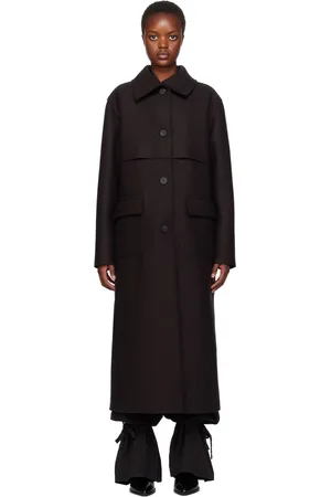 Harris Wharf London Brown Storm Shield Coat