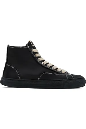 Maison Mihara Yasuhiro Black Past High-Top Sneakers