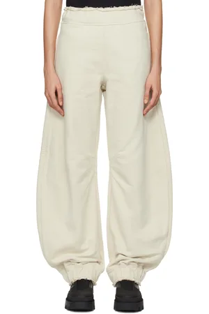 Moncler Moncler x Willow Smith Beige Raw Edge Sweatpants
