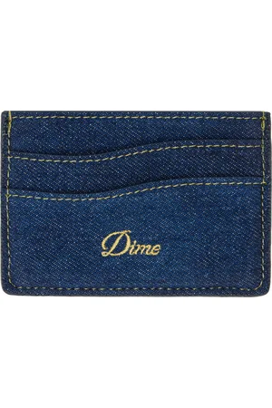 DIME Blue Cursive Card Holder