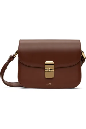 A.P.C. Brown Small Grace Bag