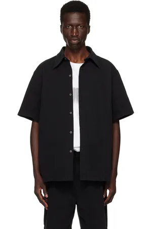 HAN Kjøbenhavn Washed Loose Logo Denim Shirt