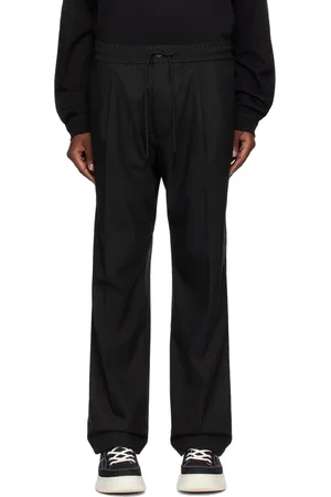 HUGO BOSS Black Loose-Fit Trousers