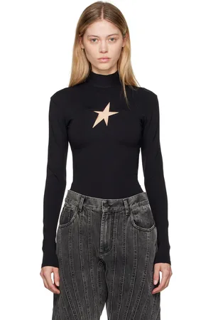 MUGLER Black Star Turtleneck