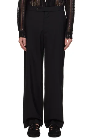 BODE Tropical Wool Side Buckle Trousers