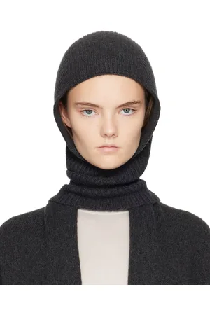Lauren Manoogian Black Soft Rib Balaclava