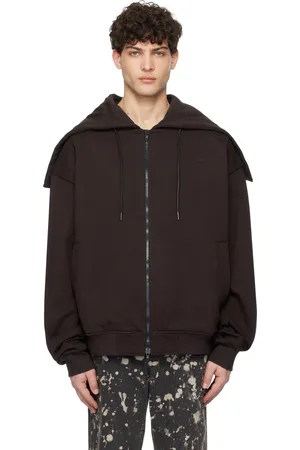JUUN.J Brown Transformable Hoodie