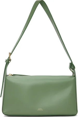 A.P.C. Green Virginie Baguette Bag