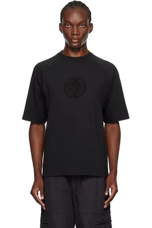 Stone Island Black Organic Cotton T-Shirt