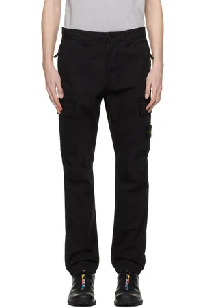 Stone Island Black Patch Cargo Pants