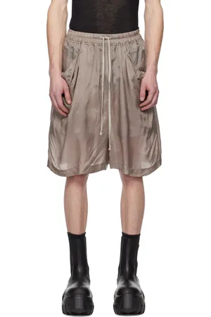 Rick Owens Taupe Hollywood Lido Boxers Shorts