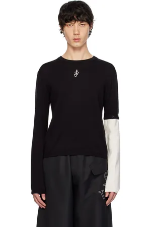 J.W.Anderson Black Contrast Sleeve Sweater