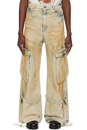 EgonLab Beige Cargo Jeans