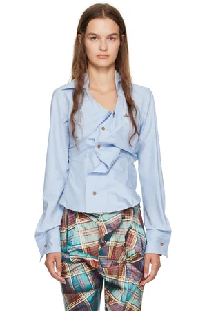 Vivienne Westwood Blue Drunken Shirt