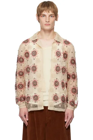 BODE Off-White Solarium Long Sleeve Shirt