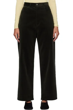 Auralee Brown Finx Corduroy Trousers