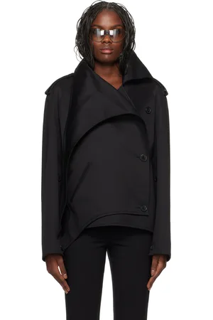 Courrèges Black Short Oblique Jacket