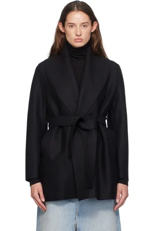 Harris Wharf London Black Belted Jacket