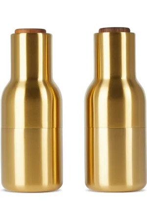 AUDO COPENHAGEN Gold Norm Architects Edition Walnut Bottle Grinders