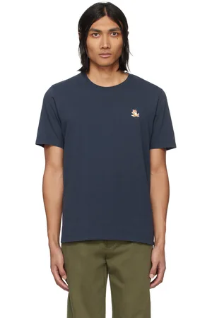 Maison Kitsuné Navy Chillax Fox T-Shirt