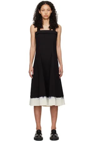Proenza Schouler Black White Label Edie Midi Dress