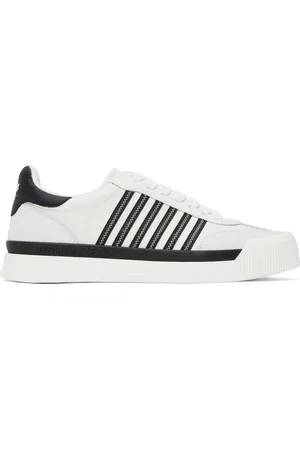 Dsquared2 White & Black New Jersey Sneakers