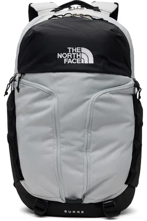 The North Face Gray & Black Surge Backpack