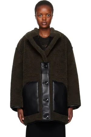 Stand Studio Brown Tory Faux-Shearling Jacket