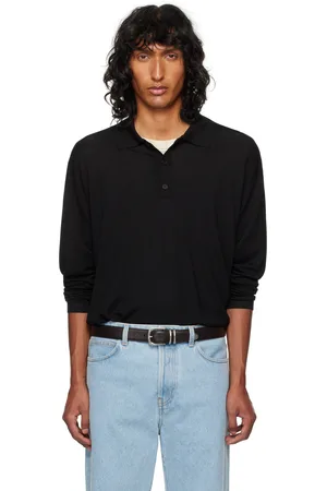 The Row Black Djon Polo