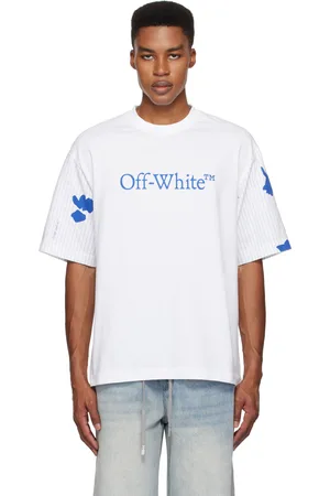 OFF-WHITE White Bookish Stripes Skate T-shirt