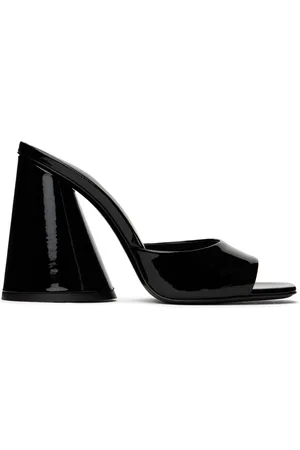 The Attico Black Luz Mules