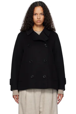 Max Mara Black Louis Short Coat