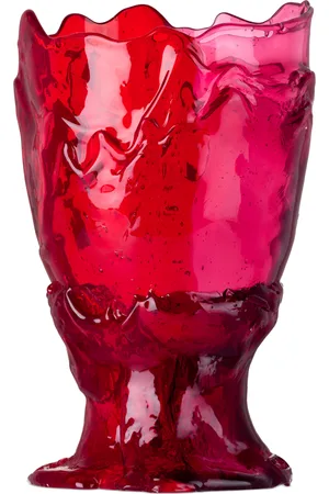 Corsi Red & Pink Twins C Vase