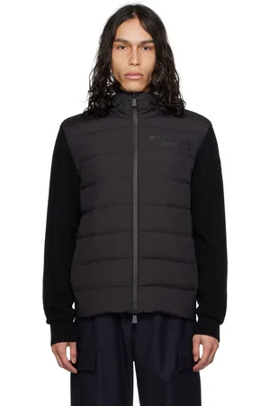 Moncler Black Paneled Down Jacket