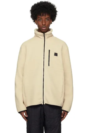Rains Off-White Yermo Fleece Jacket