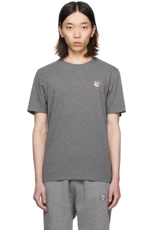 Maison Kitsuné Gray Fox Head T-Shirt