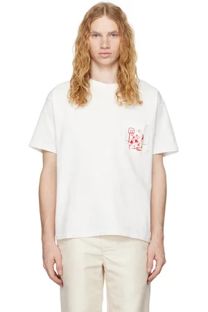 BODE White Embroidered Hoop T-shirt