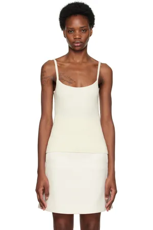 Chloé Off-White Darted Camisole