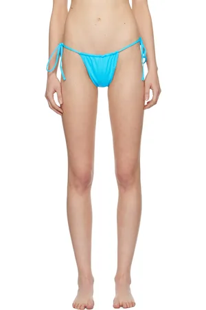 Frankies Bikinis Blue Tia Bikini Bottom