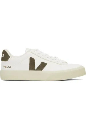 Veja White Campo ChromeFree Leather Sneakers