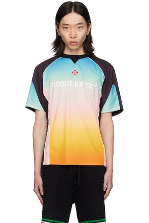Casablanca Multicolor Pastel Football T-Shirt