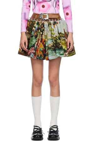 Chopova Lowena Multicolor Valerie Carabiner Miniskirt